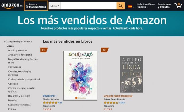 Boulevard, cómo un libro llega a ser el más vendido en Amazon sin tener ni un ejemplar impreso - 1, Foto 1