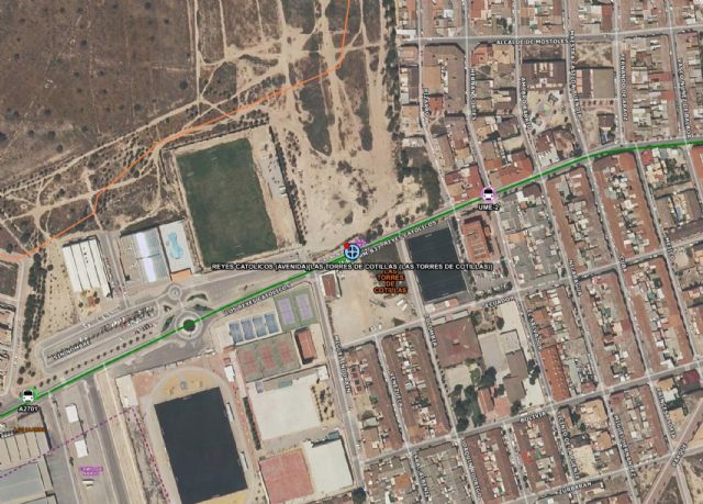 Trasladan al hospital a una mujer que ha sido atropellada en las Torres de Cotillas - 1, Foto 1