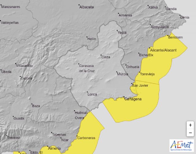 La Agencia Estatal de Meteorología advierte de temporal en la costa el jueves - 1, Foto 1
