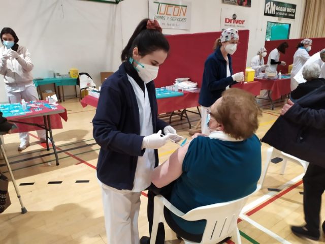 Cerca de 2.500 personas se han vacunado contra el COVID-19 en Totana durante las ltimas 48 horas, en franjas de edad de poblacin ms adulta - 26