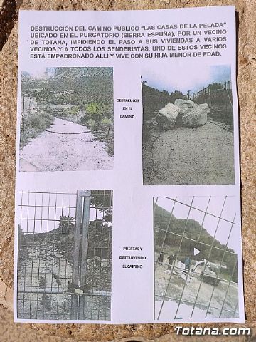 Vecinos del Purgatorio presentan al ayuntamiento ms de 1200 firmas por el corte de un camino en Sierra Espua - 51