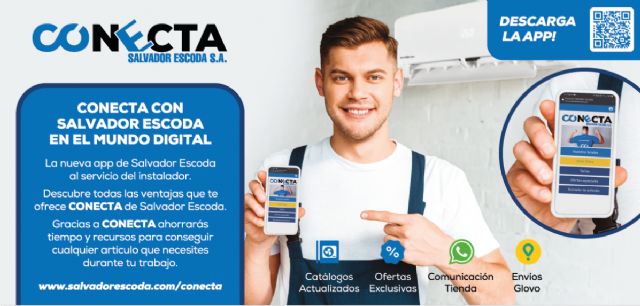 Salvador Escoda S.A lanza ConEcta, la primera web-app al servicio del instalador que ofrece entre otras ventajas envíos Glovo y WhatsApp - 1, Foto 1