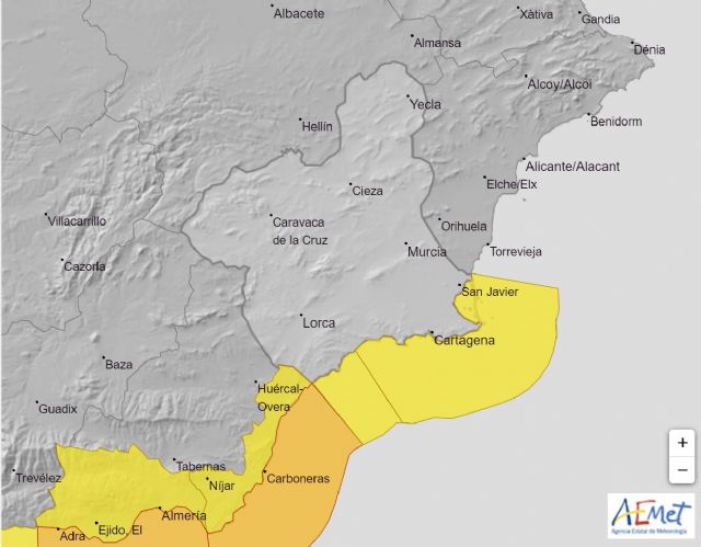 Meteorología advierte de temporal en la costa a partir de las 8 de la tarde de mañana y hasta el domingo - 1, Foto 1