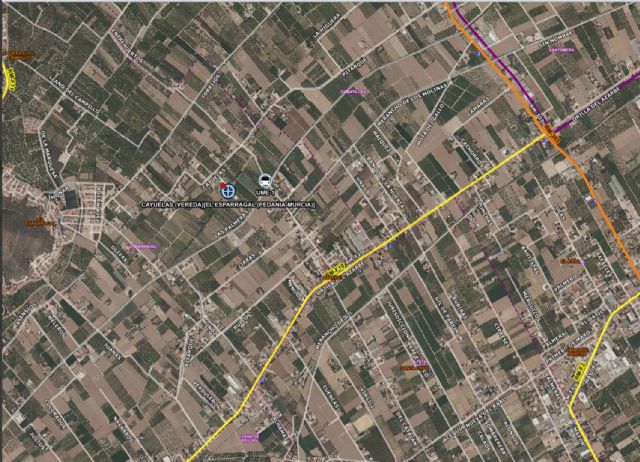 Motorista herido en un accidente de tráfico ocurrido en El Esparragal, Murcia - 1, Foto 1