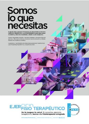El CGCFE lanza la campaña: Ejercicio Terapéutico es Fisioterapia - 1, Foto 1