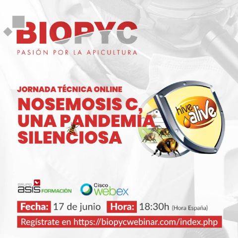 BIOPYC organiza la Jornada Técnica online sobre la Nosemosis C - 1, Foto 1
