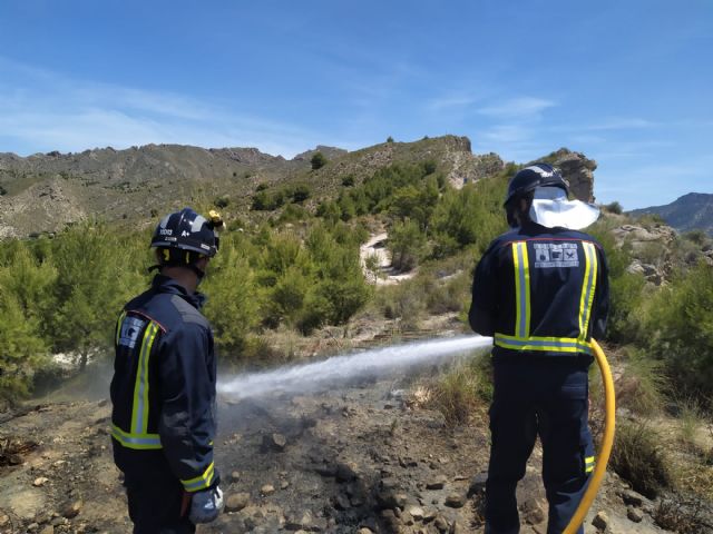 Apagan un conato de incendio forestal en Blanca - 1, Foto 1
