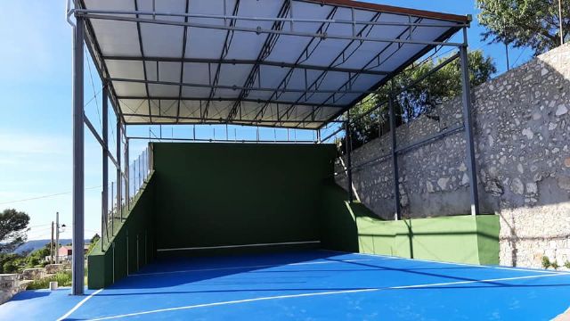 Terminan las obras en el frontón de Casasana - 1, Foto 1