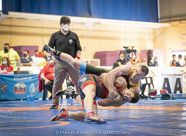 Once medallas y dos ttulos por clubes y terceros por Federaciones en Grecorromana para la lucha Murciana en los Campeonatos de Espaa absolutos - 5