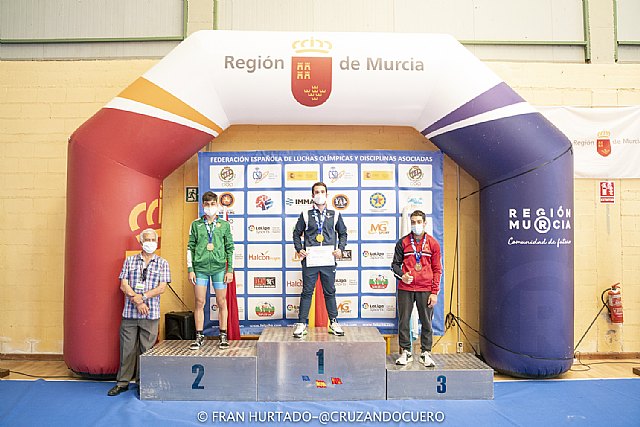 Once medallas y dos ttulos por clubes y terceros por Federaciones en Grecorromana para la lucha Murciana en los Campeonatos de Espaa absolutos - 11