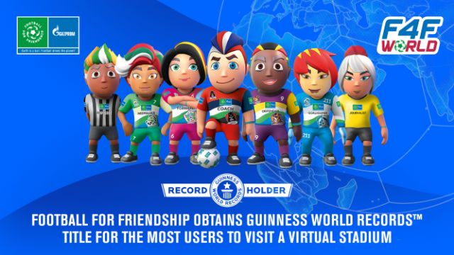 Football for Friendship establece un nuevo récord GUINNESS WORLD RECORDS™ por el mayor número de usuarios de un estadio virtual - 1, Foto 1