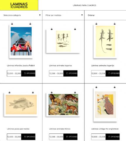 La web Láminas para cuadros presenta una nueva opción económica para decorar las paredes de un hogar o local - 1, Foto 1