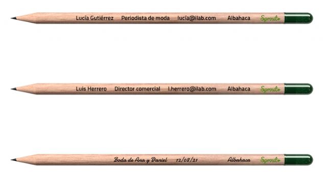 Sprout World propone diseñar un lápiz propio plantable para utilizar en las celebraciones más personales - 1, Foto 1