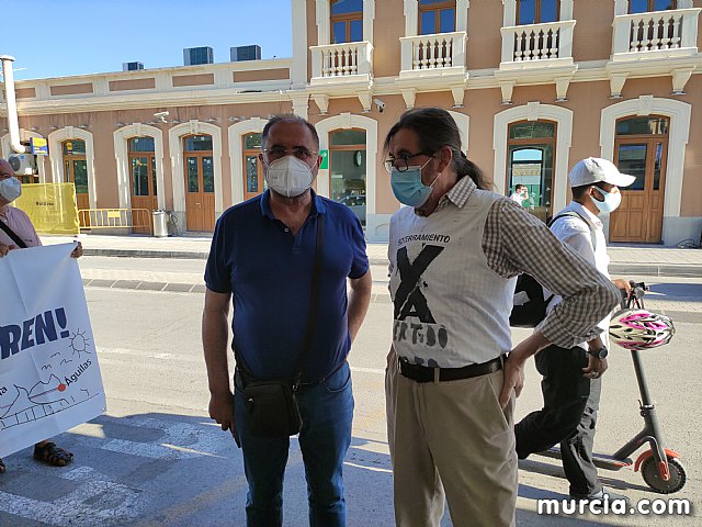 Movilizacin ciudadana para que no se cierren los trenes de cercanas Murcia-Lorca-guilas - 1