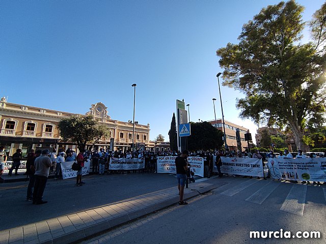 Movilizacin ciudadana para que no se cierren los trenes de cercanas Murcia-Lorca-guilas - 31