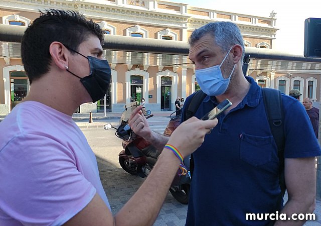 Movilizacin ciudadana para que no se cierren los trenes de cercanas Murcia-Lorca-guilas - 32