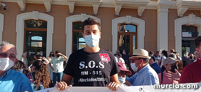 Movilizacin ciudadana para que no se cierren los trenes de cercanas Murcia-Lorca-guilas - 55