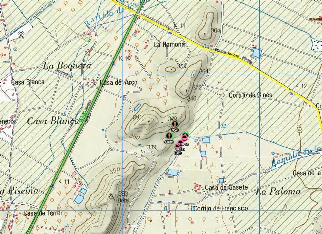 Movilizado operativo del Plan Infomur para apagar un incendio forestal en La Escucha - 1, Foto 1