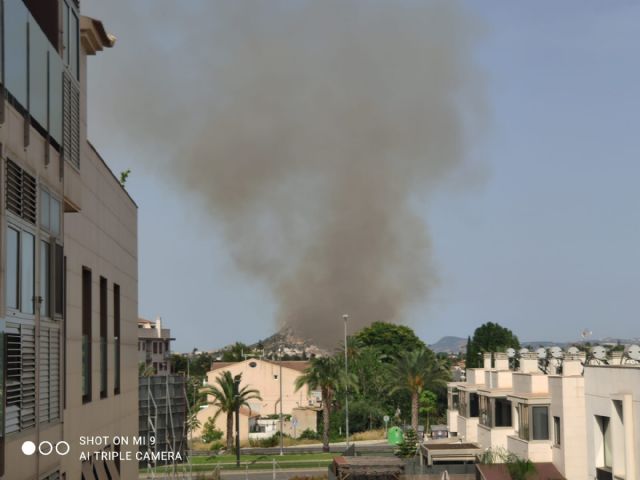 Bomberos sofocan un incendio de cañas en la pedanía murciana de Zarandona - 1, Foto 1
