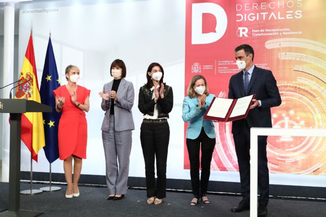 Sánchez presenta la Carta de Derechos Digitales con la que España se sitúa a la vanguardia internacional en la protección de derechos de la ciudadanía - 1, Foto 1