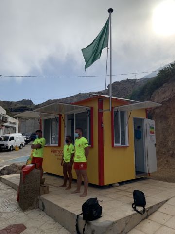 Los puestos de vigilancia de playas del Plan Copla han abierto hoy, miércoles 21, todos con la bandera verde - 1, Foto 1
