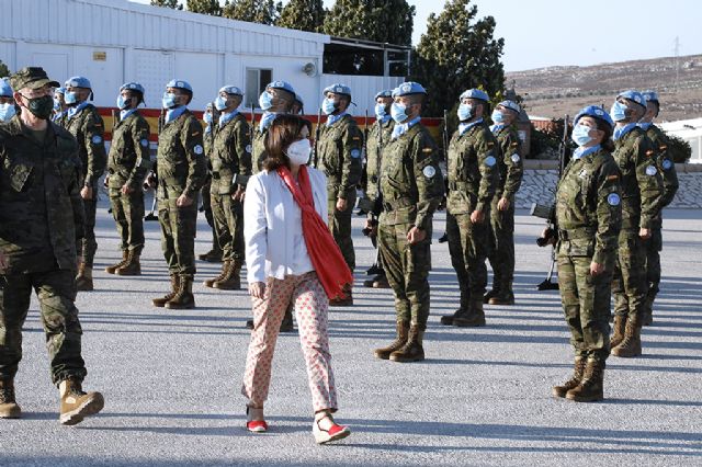 La ministra de Defensa visita a las tropas españolas desplegadas en el Líbano cuando se cumplen 15 años de misión - 1, Foto 1