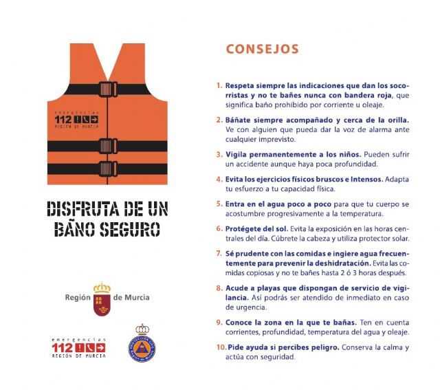 Los puestos de vigilancia del Plan Copla han abierto hoy lunes con bandera amarilla en 9 playas de La Manga (Cartagena y San Javier) - 1, Foto 1