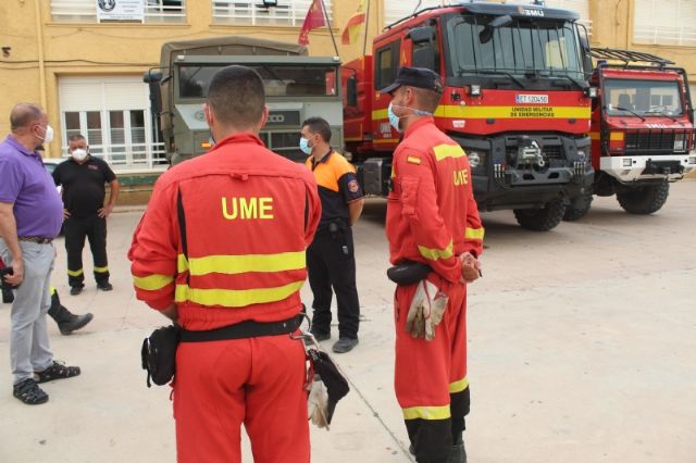 La UME realiza desde hoy y hasta el jueves un ejercicio de colaboracin y conocimiento en zonas susceptibles de sufrir un incendio forestal en Totana - 2