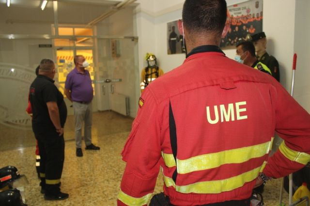 La UME realiza desde hoy y hasta el jueves un ejercicio de colaboracin y conocimiento en zonas susceptibles de sufrir un incendio forestal en Totana - 19