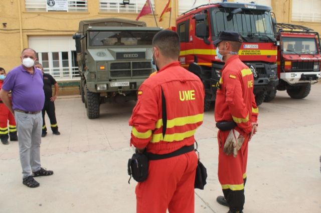 La UME realiza desde hoy y hasta el jueves un ejercicio de colaboracin y conocimiento en zonas susceptibles de sufrir un incendio forestal en Totana - 21