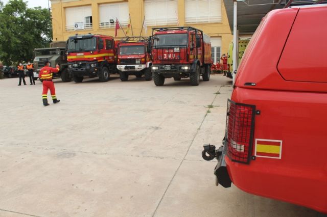 La UME realiza desde hoy y hasta el jueves un ejercicio de colaboracin y conocimiento en zonas susceptibles de sufrir un incendio forestal en Totana - 25