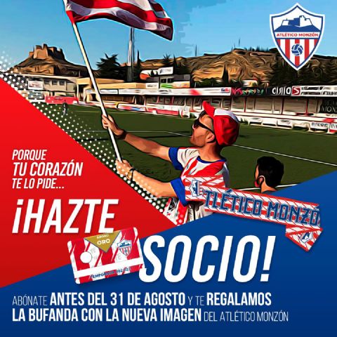 El Atlético Monzón comienza su campaña de abonados estrenando nueva imagen - 1, Foto 1
