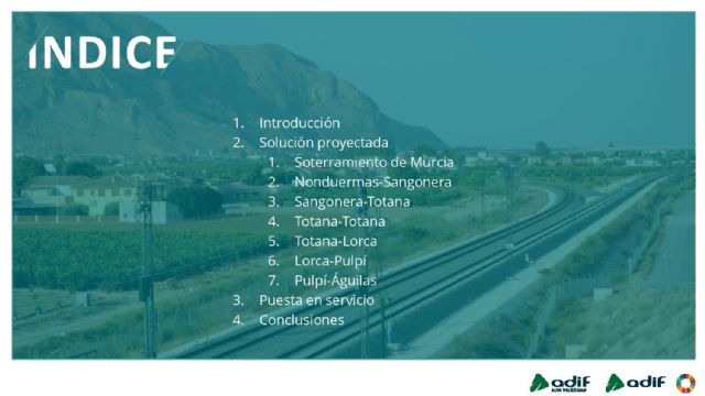 La presidenta de Adif AV presenta las actuaciones para avanzar en la primera conexin directa entre Murcia y Almera - 2