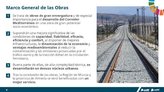 La presidenta de Adif AV presenta las actuaciones para avanzar en la primera conexin directa entre Murcia y Almera - 6