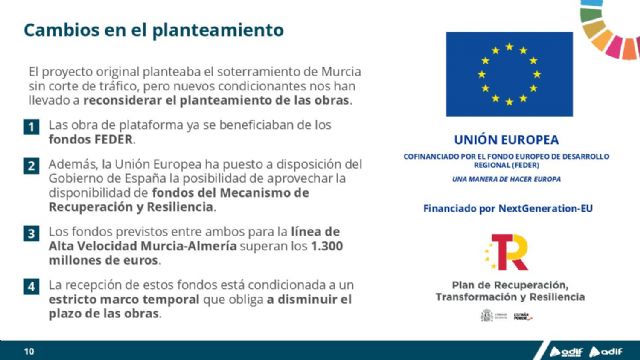 La presidenta de Adif AV presenta las actuaciones para avanzar en la primera conexin directa entre Murcia y Almera - 10