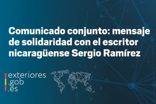 El Gobierno de España rechaza las infundadas acusaciones realizadas por la Fiscalía nicaragüense contra el escritor Sergio Ramírez - 1, Foto 1