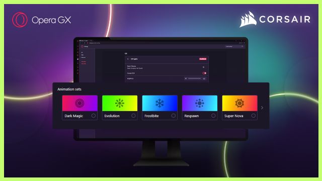 Opera GX integra CORSAIR iCUE y pone color a la navegación de los gamers - 1, Foto 1