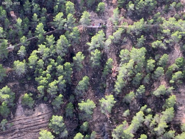 Evacuado por aire y trasladado al hospital un ciclista accidentado en la Sierra de Carrascoy (Murcia) - 1, Foto 1