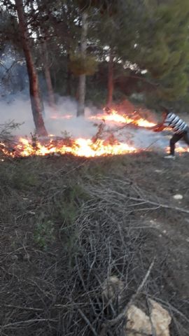 Extinguido conato de incendio forestal declarado esta tarde en Moratalla - 1, Foto 1