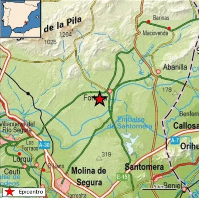 El 1-1-2 recibe 9 llamadas informando de un nuevo movimiento sísmico, ocurrido esta tarde - 1, Foto 1