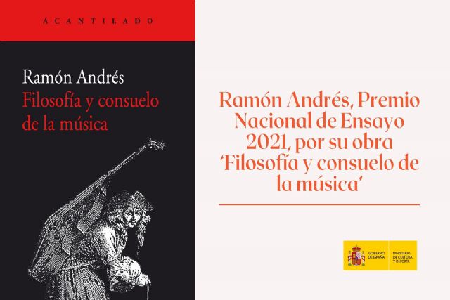 Ramón Andrés, Premio Nacional de Ensayo 2021 - 1, Foto 1