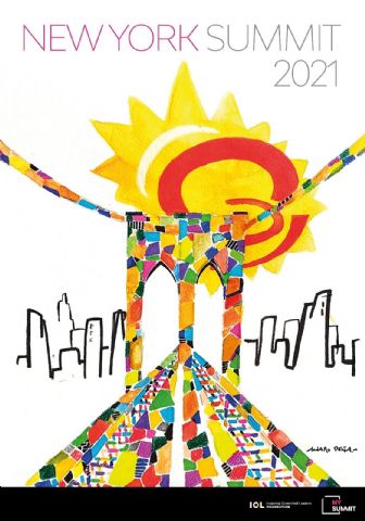 El pintor murciano Álvaro Peña plasma su arte en la entrega de premios NYS 2021 - 1, Foto 1