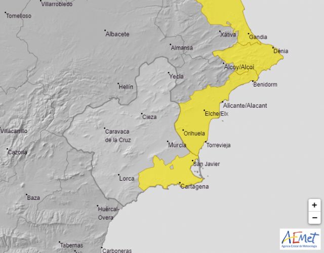 Meteorología advierte de tormentas esta tarde y noche en Cabo de Palos y Mar Menor. Mañana, aviso de temporal en la costa - 1, Foto 1
