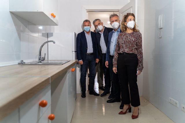Raquel Sánchez visita las primeras viviendas adquiridas para los damnificados por el volcán de La Palma con la colaboración del Gobierno de España - 1, Foto 1