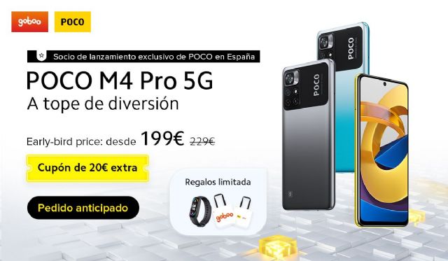 POCO M4 Pro 5G lanzamiento exclusivo en España con Goboo - 1, Foto 1