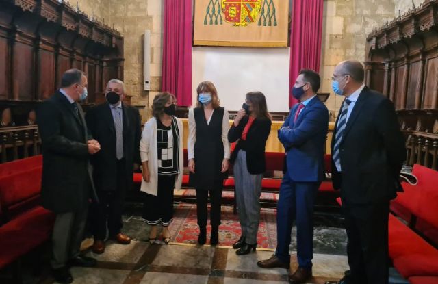 Pilar Alegría destaca el valor de la educación pública en el 175º aniversario del IES Cardenal López Mendoza de Burgos - 1, Foto 1