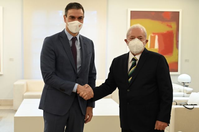 Pedro Sánchez recibe en Moncloa a Lula da Silva y reitera el compromiso de España con la recuperación sanitaria de América Latina - 1, Foto 1