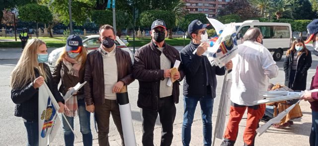 Concentracin en Murcia de policas y guardias civiles contra la reforma de la ley mordaza: 