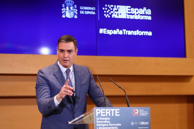 Pedro Sánchez presenta el PERTE de Energías Renovables, Hidrógeno Renovable y Almacenamiento que movilizará 16.370 millones de euros - 1, Foto 1