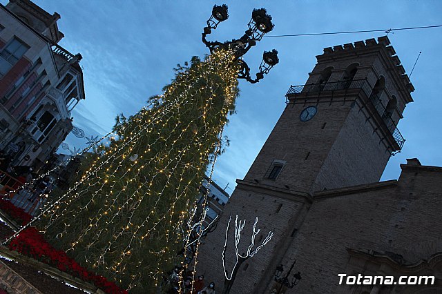 Pap Noel visit Totana para recoger las cartas de los nios y nias de la localidad - 57